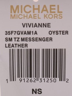 Beige VIVIANNE Patent Messenger Bag - coffeewithmee2Michael KorsP0049S