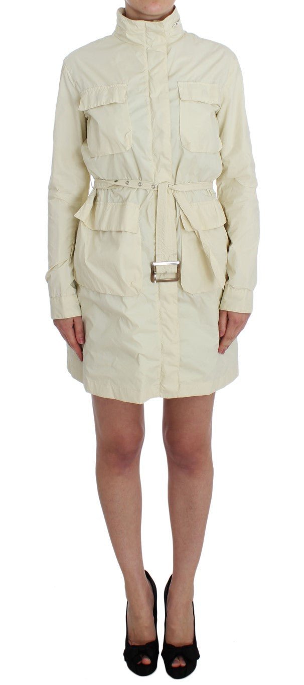 Beige Weather Proof Trench Jacket Coat - coffeewithmee2P.A.R.O.S.H.P1731S