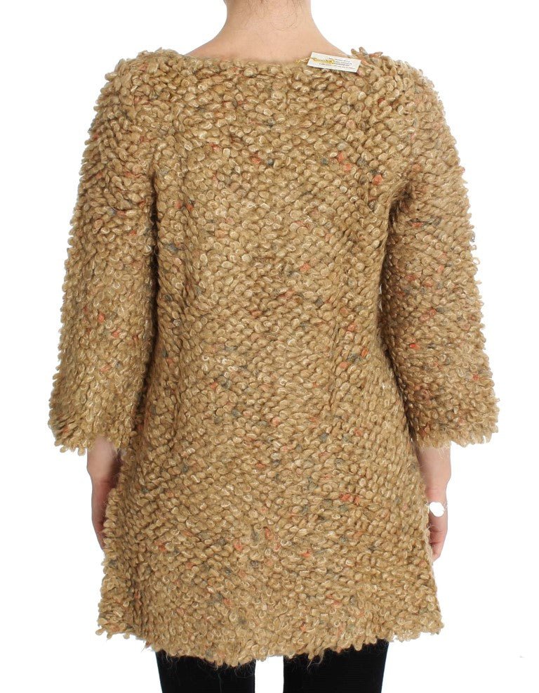 Beige Wool Blend Cape Sweater - coffeewithmee2PINK MEMORIESP1124S
