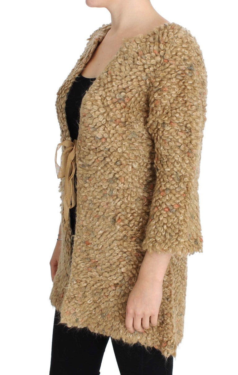 Beige Wool Blend Cape Sweater - coffeewithmee2PINK MEMORIESP1124S