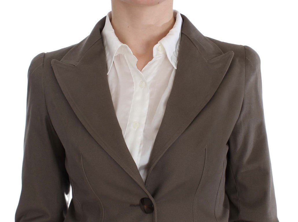 Beige Wool Cotton Suit - coffeewithmee2BENCIVENGAP1660S