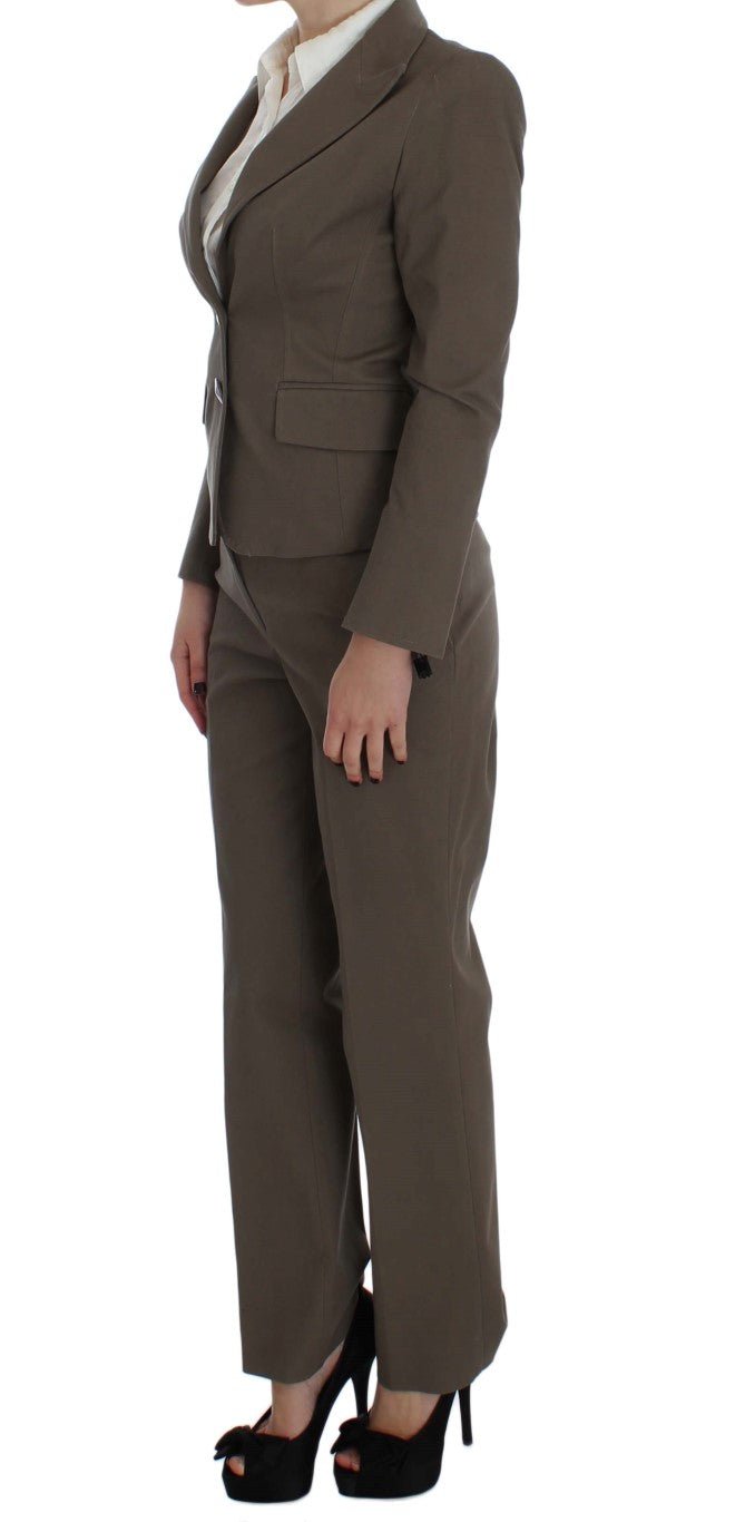 Beige Wool Cotton Suit - coffeewithmee2BENCIVENGAP1660S