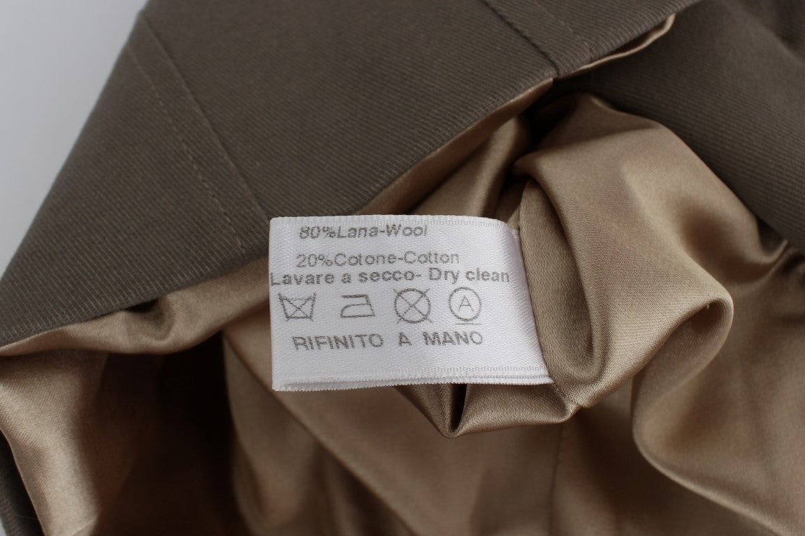 Beige Wool Cotton Suit - coffeewithmee2BENCIVENGAP1660S