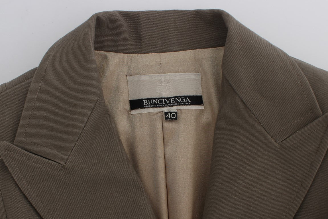 Beige Wool Cotton Suit - coffeewithmee2BENCIVENGAP1660S