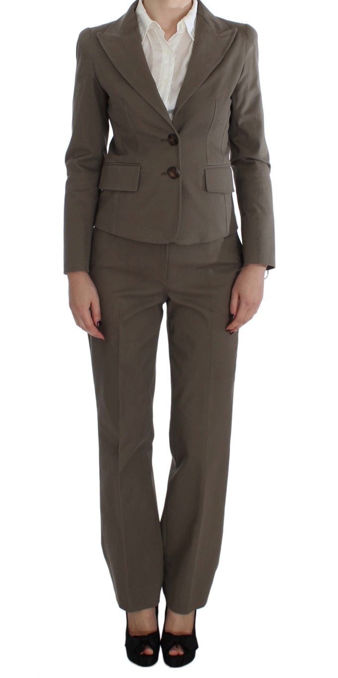 Beige Wool Cotton Suit - coffeewithmee2BENCIVENGAP1660S