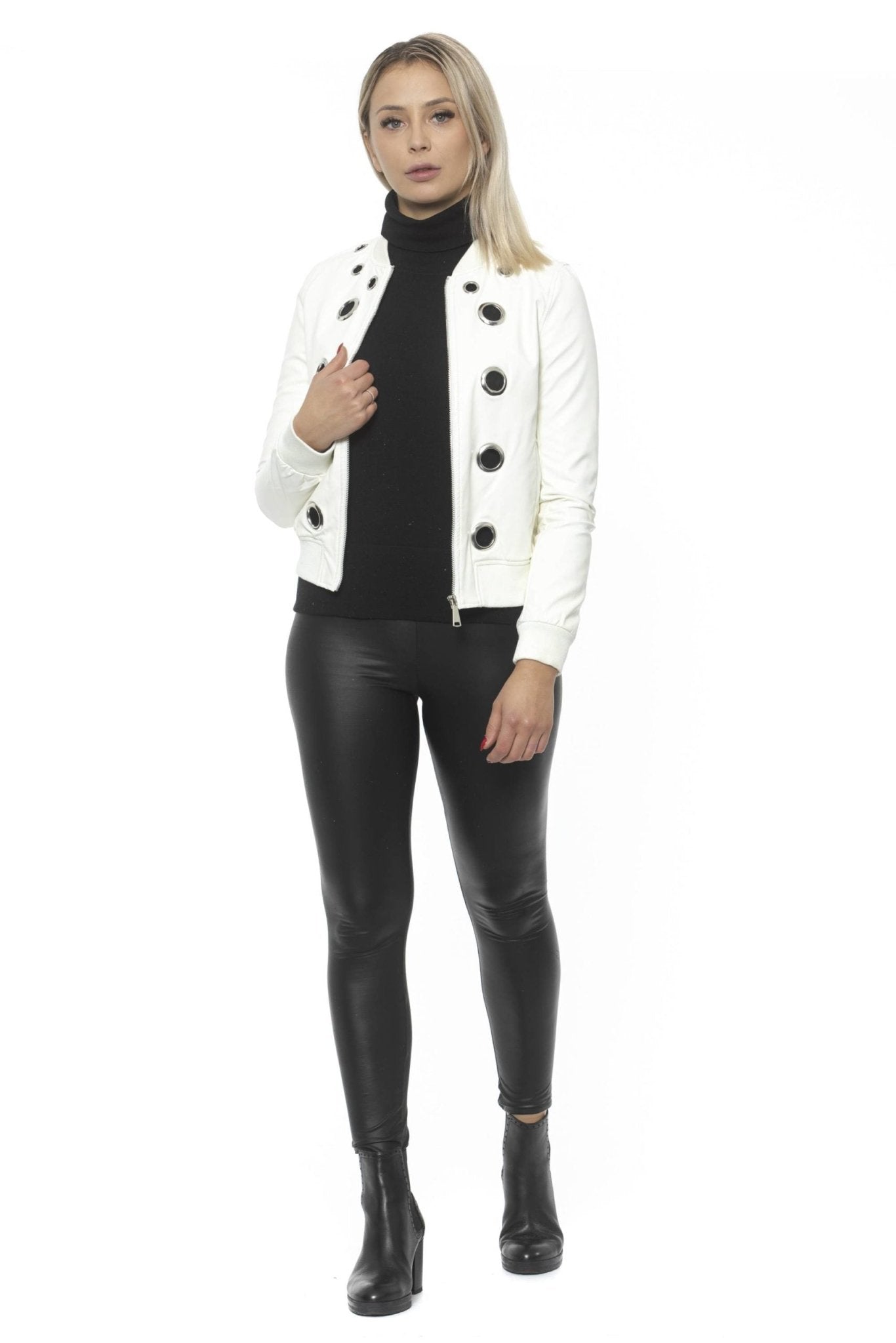 Bianco White Jackets & Coat - coffeewithmee219V69 ItaliaP3143S