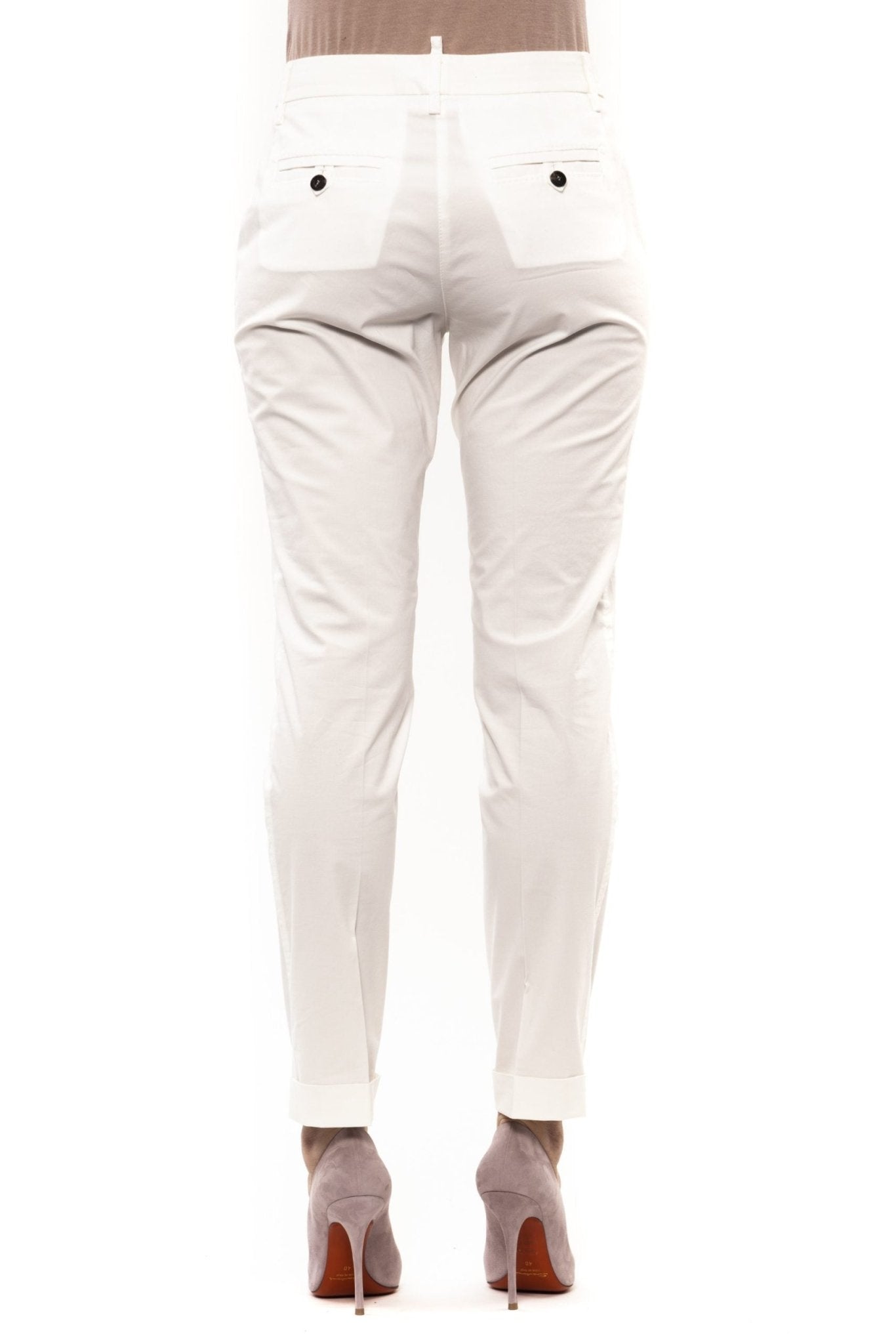 Bianco White Jeans & Pant - coffeewithmee2PesericoP3526S