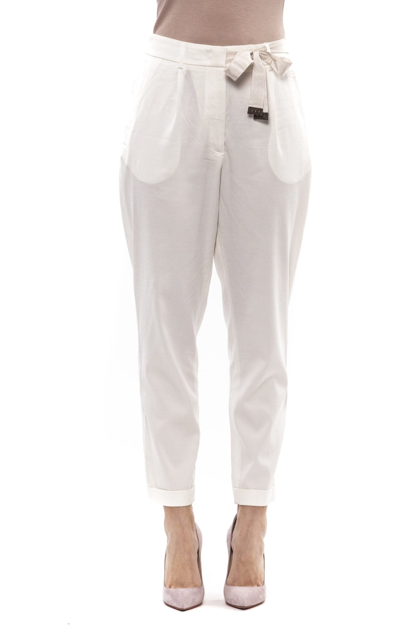 Bianco White Jeans & Pant - coffeewithmee2PesericoP3607S