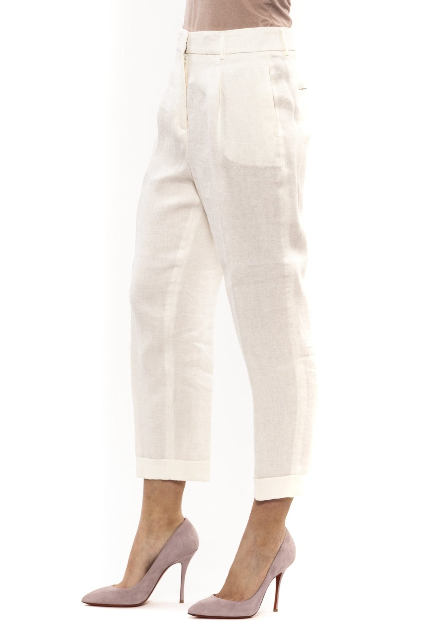 Bianco White Jeans & Pant - coffeewithmee2PesericoP3540S