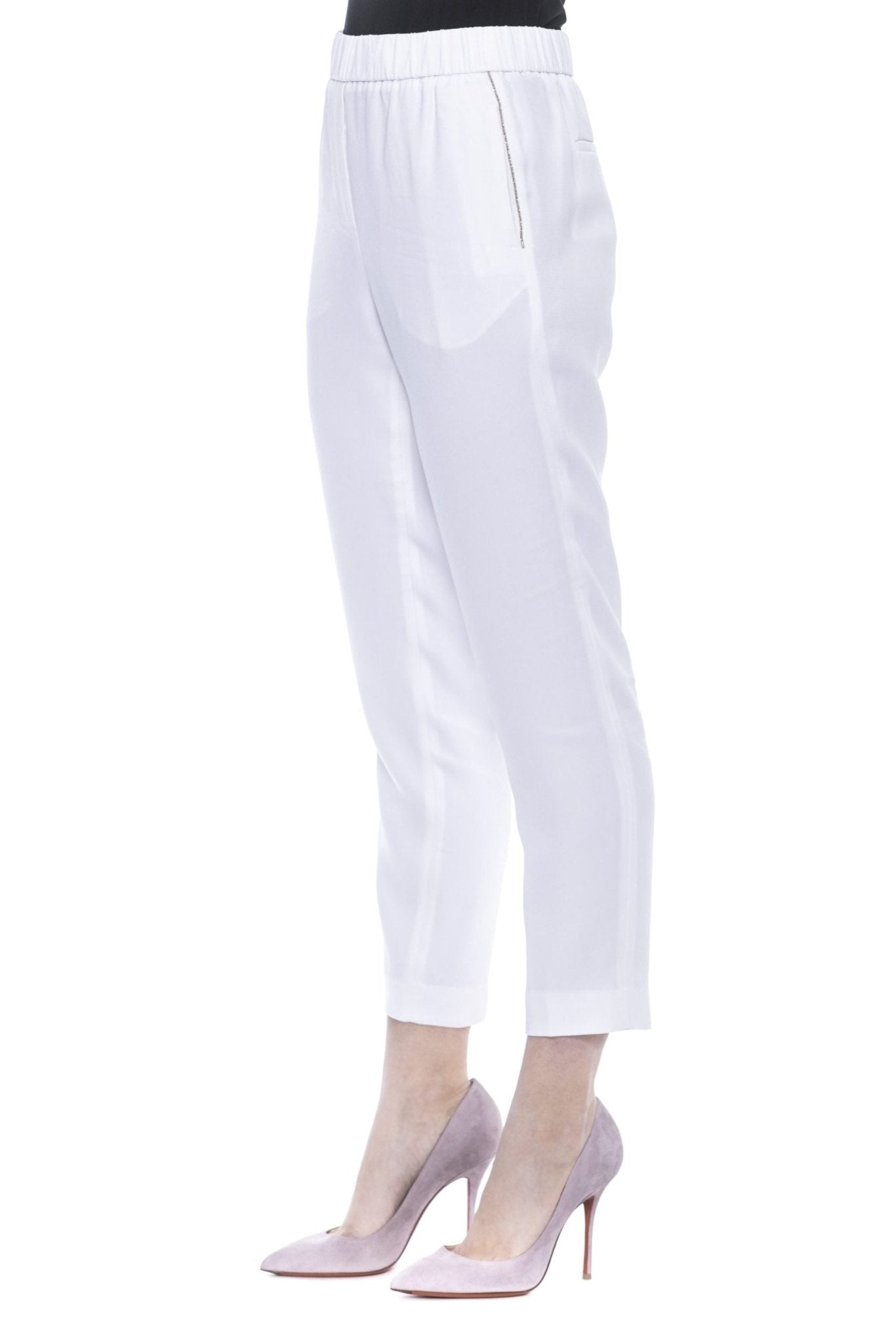 Bianco White Jeans & Pant - coffeewithmee2PesericoP3583S