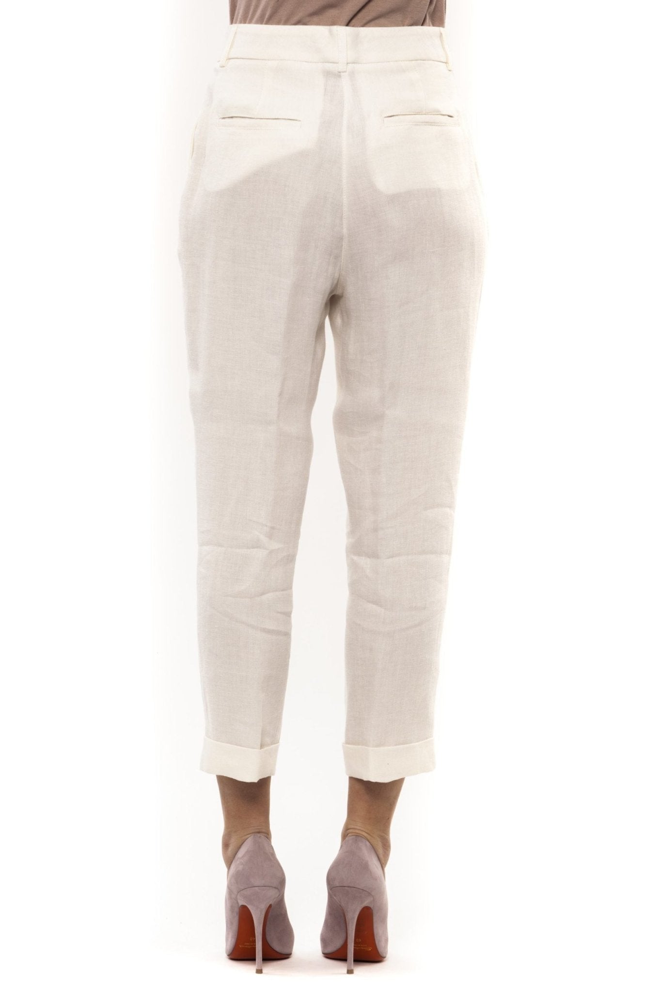 Bianco White Jeans & Pant - coffeewithmee2PesericoP3540S