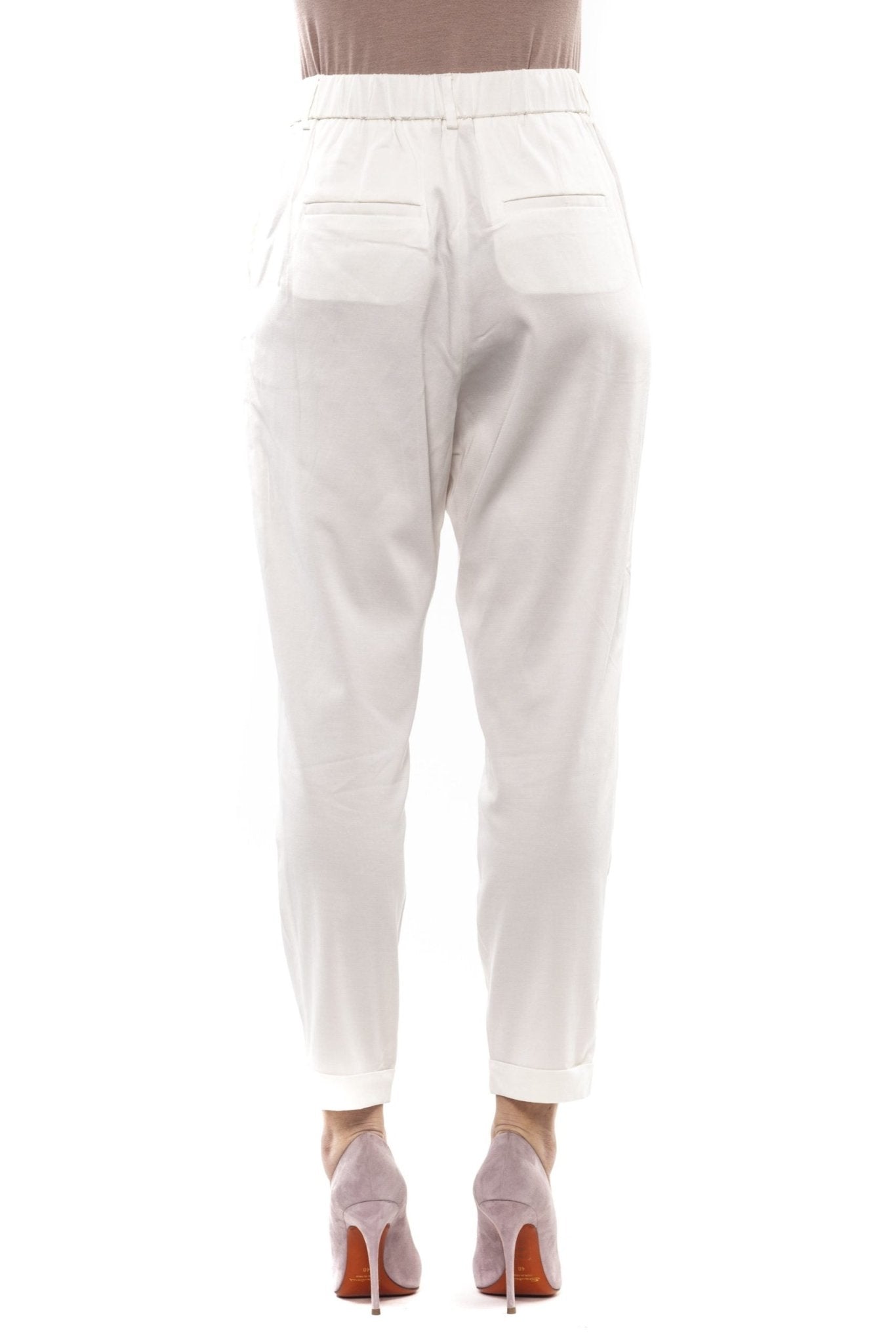 Bianco White Jeans & Pant - coffeewithmee2PesericoP3607S