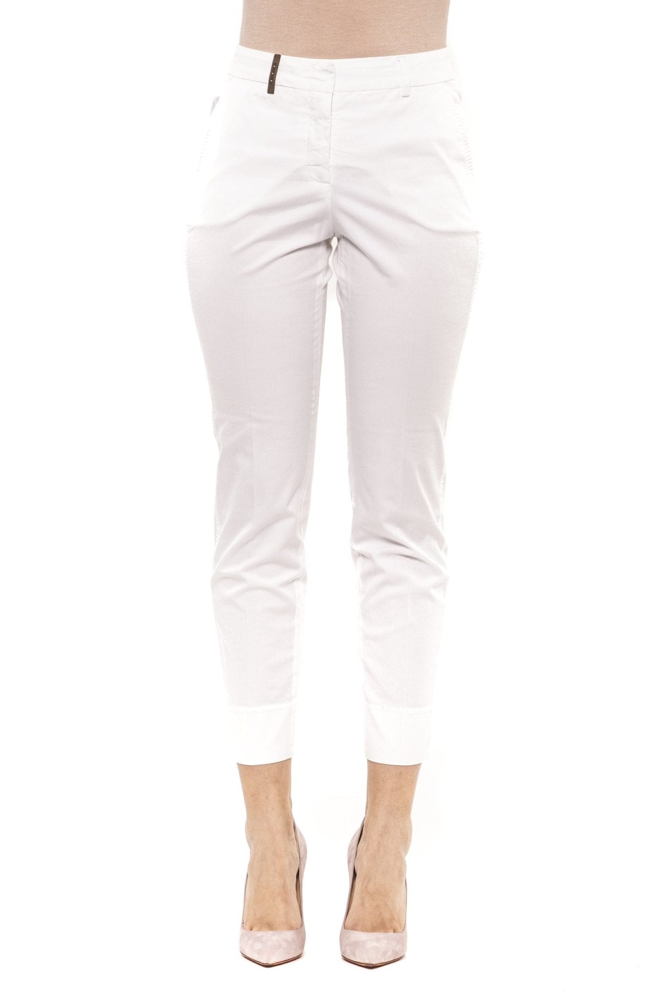 Bianco White Jeans & Pant - coffeewithmee2PesericoP3623S