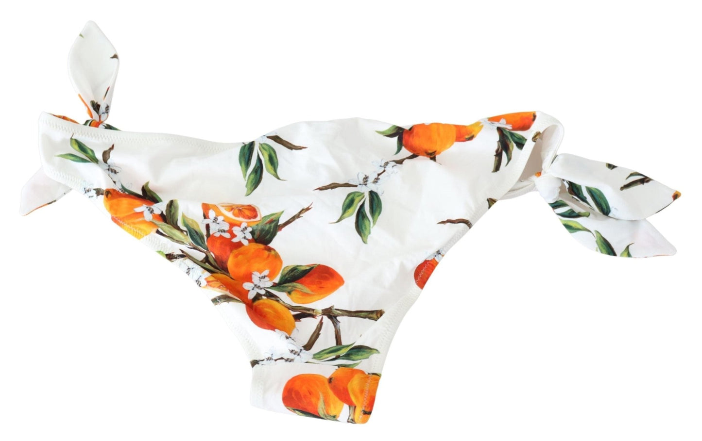 Bikini Bottom White Orange Print Swimsuit Beachwear - coffeewithmee2Dolce & GabbanaP3933S