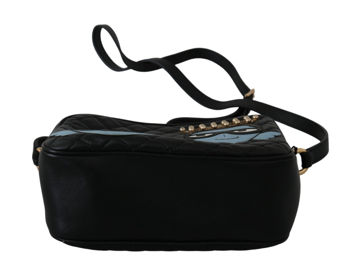 Black Angel Men Patch Crossbody Borse GLAM Leather Bag - coffeewithmee2Dolce & GabbanaP0094S