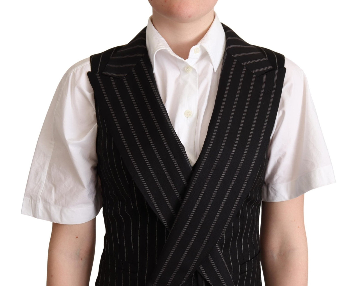 Black Brown Leopard Print Waistcoat Vest - coffeewithmee2Dolce & GabbanaP5270S