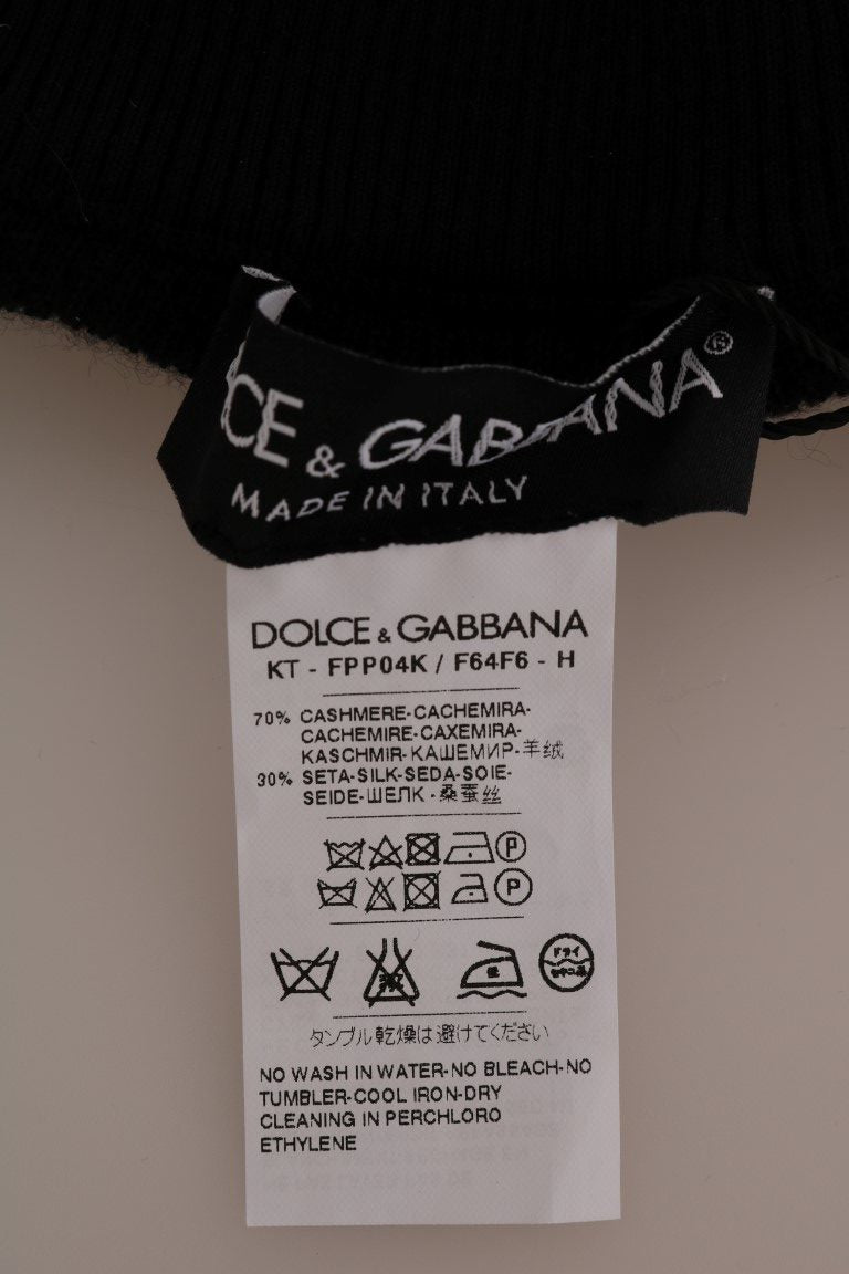 Black Cashmere Silk Stretch Tights Stockings - coffeewithmee2Dolce & GabbanaP5700S