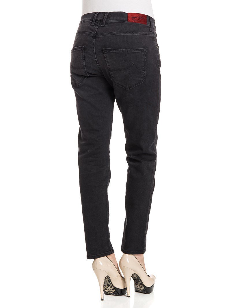 Black Cotton Karen Jeans & Pants - coffeewithmee2Jacob CohenP4739S