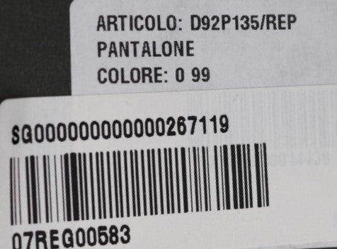 Black Cotton Regular Fit Formal Pants - coffeewithmee2Ermanno ScervinoP1948S