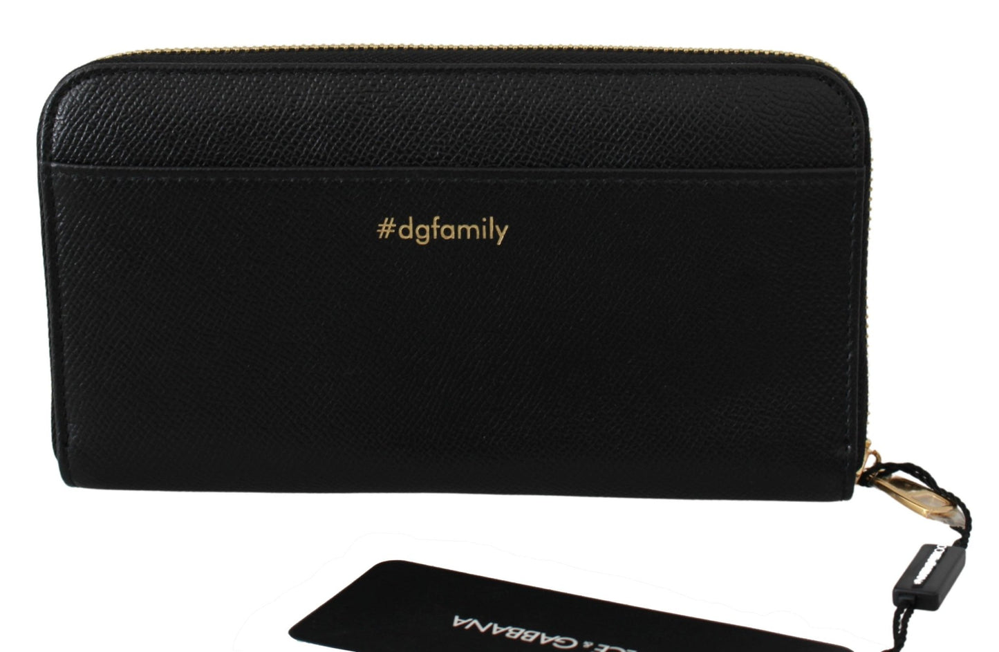 Black #dgfamily Evil Continental Clutch Leather Wallet - coffeewithmee2Dolce & GabbanaP0099S