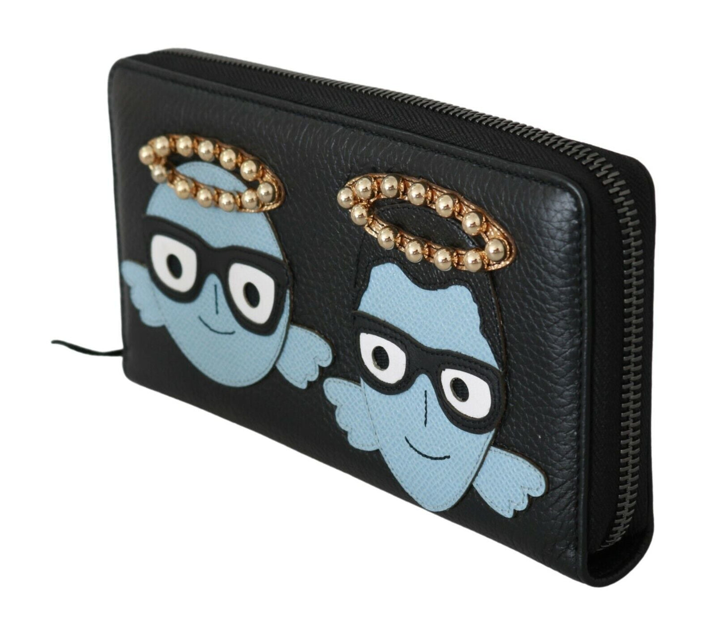 Black #dgfamily Leather Zip Continental Clutch Wallet - coffeewithmee2Dolce & GabbanaP0460S