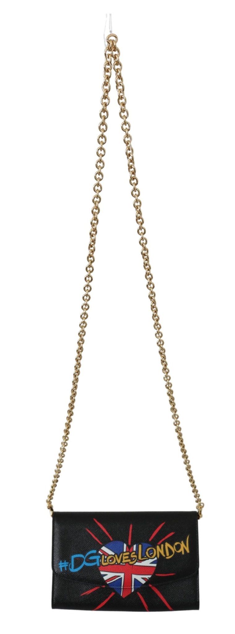 Black #DGLovesLondon Shoulder Clutch Borse Leather Bag - coffeewithmee2Dolce & GabbanaP0102S
