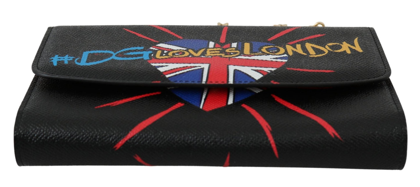 Black #DGLovesLondon Shoulder Clutch Borse Leather Bag - coffeewithmee2Dolce & GabbanaP0102S