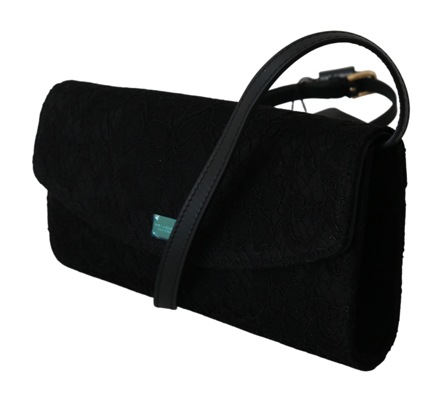 Black Floral Lace Evening Long Clutch Borse Cotton Bag - coffeewithmee2Dolce & GabbanaP0093S