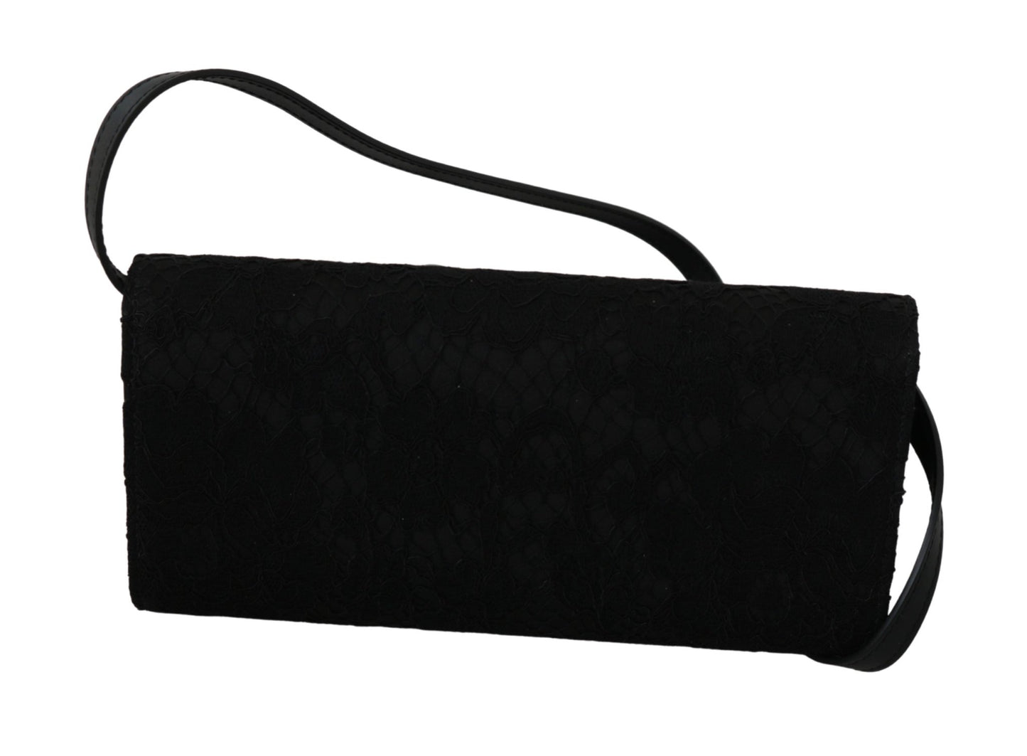 Black Floral Lace Evening Long Clutch Borse Cotton Bag - coffeewithmee2Dolce & GabbanaP0093S
