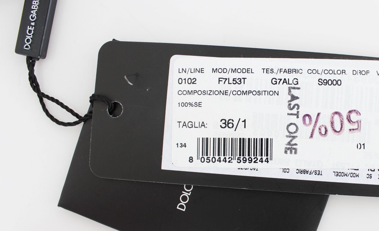 Black Key Floral Print Silk Blouse Top - coffeewithmee2Dolce & GabbanaP0922S