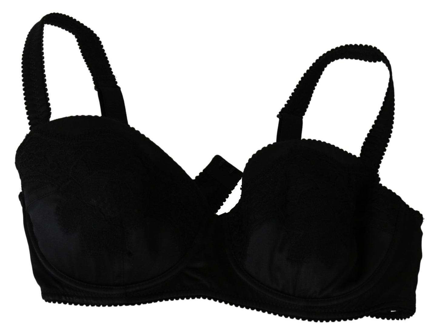 Black Lace Women Silk Stretch Bra Underwear - coffeewithmee2Dolce & GabbanaP5707S