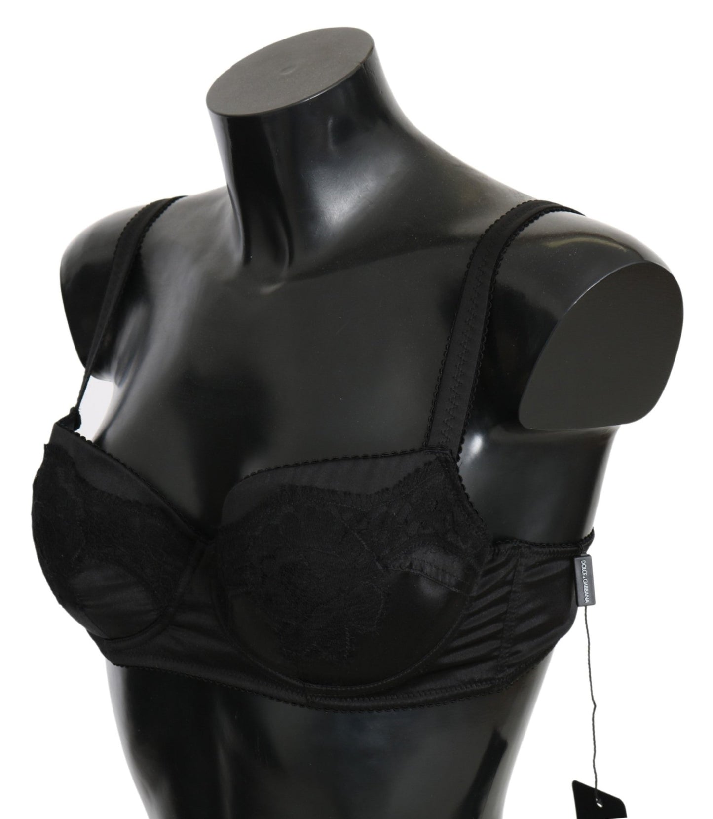 Black Lace Women Silk Stretch Bra Underwear - coffeewithmee2Dolce & GabbanaP5707S
