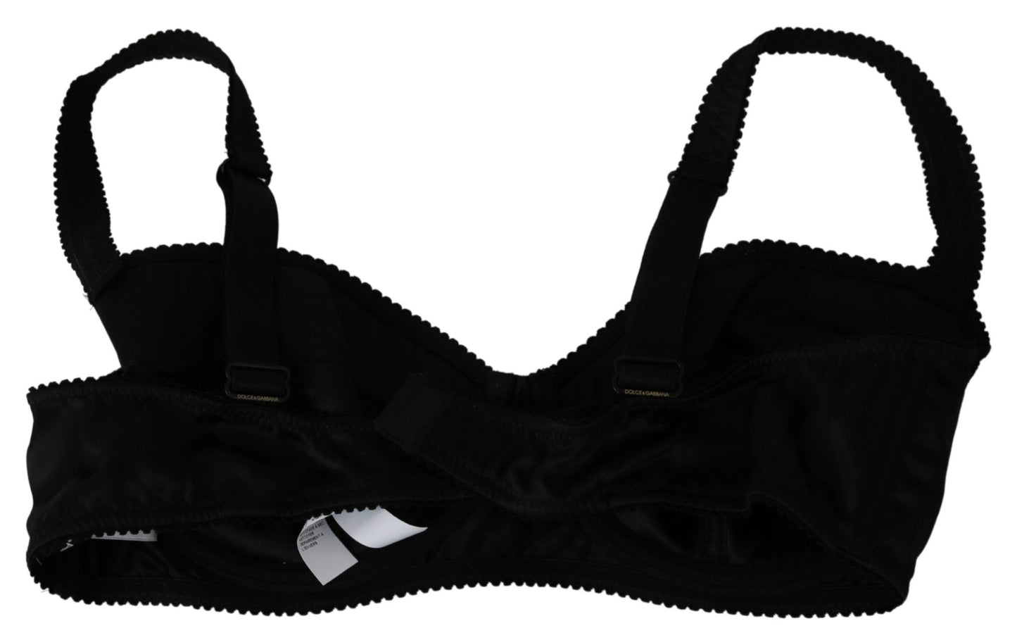 Black Lace Women Silk Stretch Bra Underwear - coffeewithmee2Dolce & GabbanaP5707S