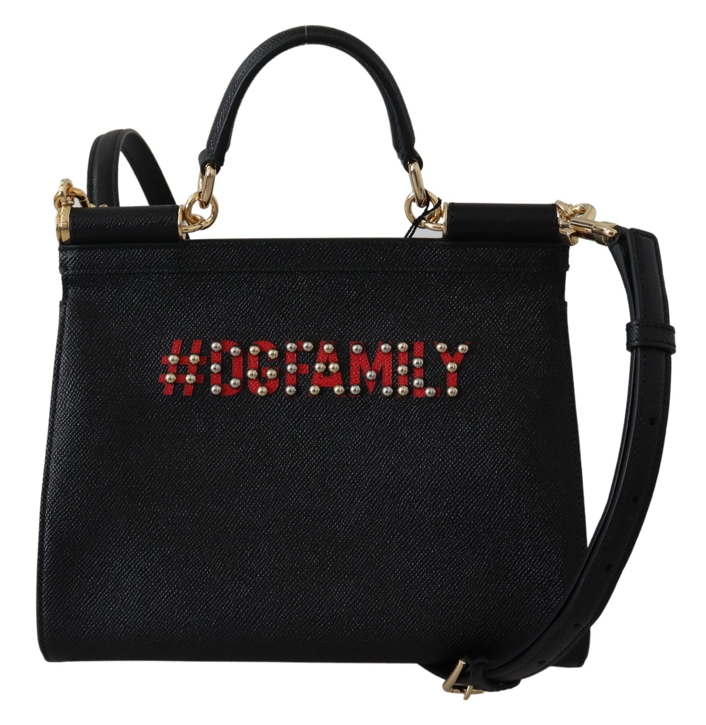 Black Leather #dgfamily Borse Satchel Handbag Purse SICILY Bag - coffeewithmee2Dolce & GabbanaP0271S