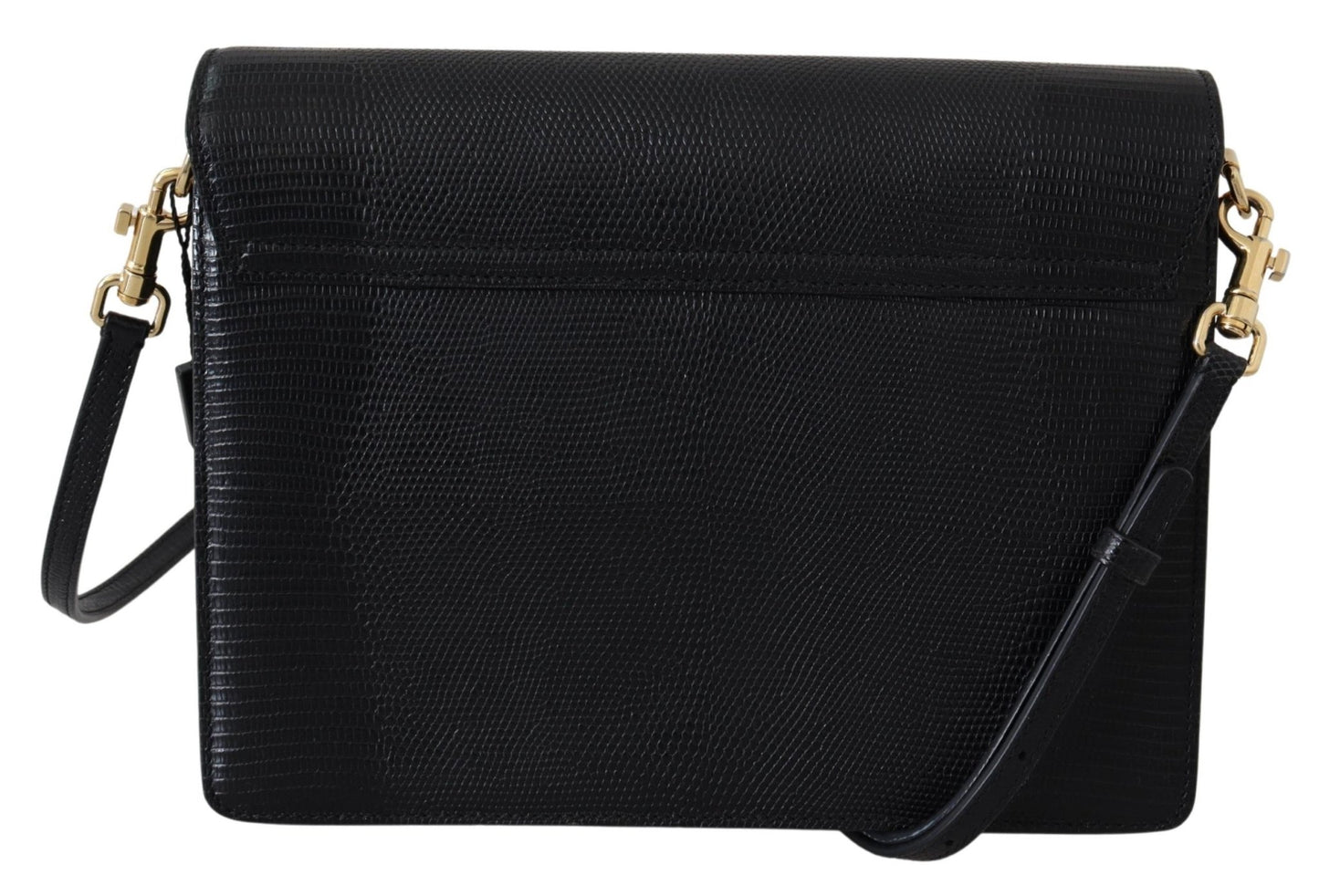 Black Leather LUCIA Hand Shoulder Messenger Purse - coffeewithmee2Dolce & GabbanaP0273S