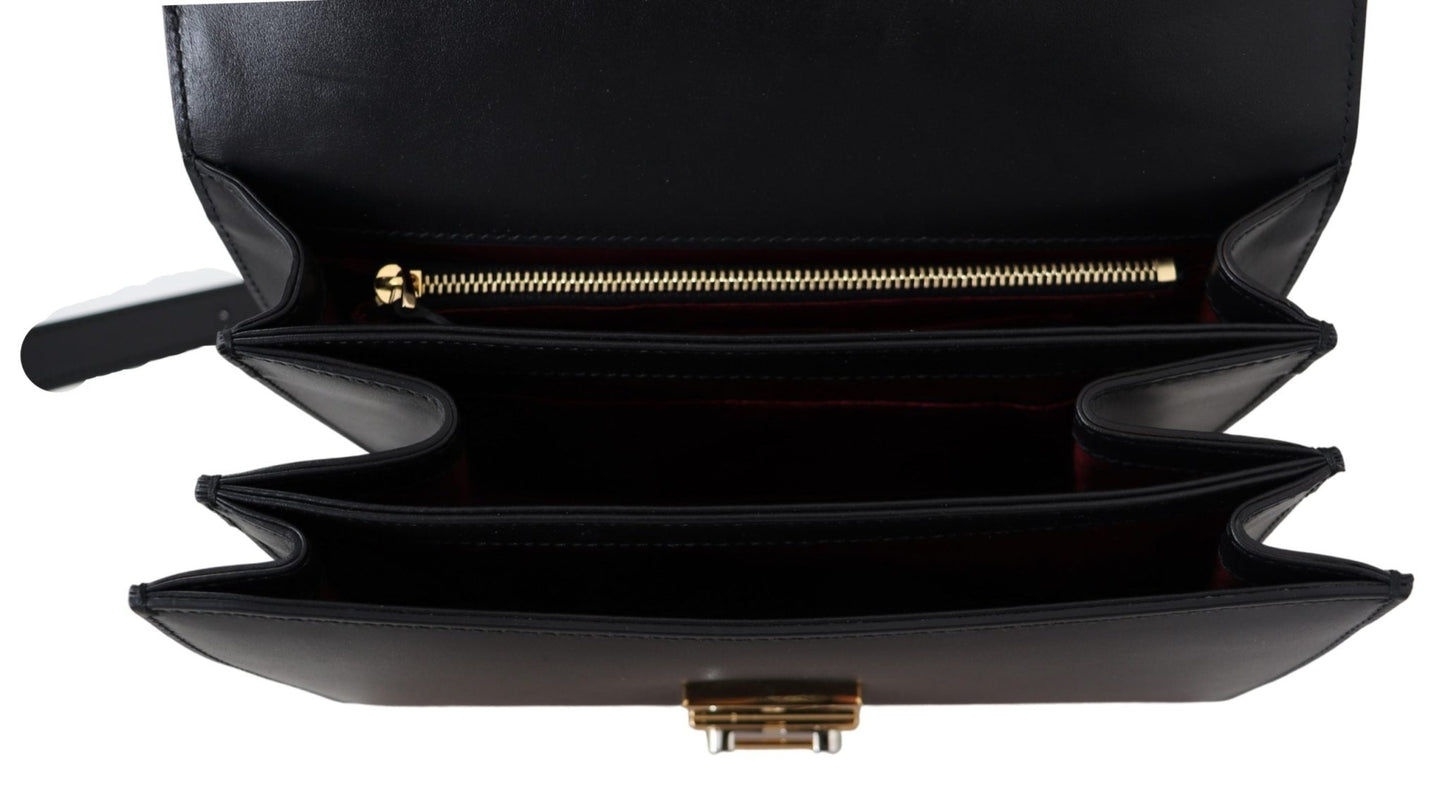 Black Leather Zumi Shoulder Bag - coffeewithmee2GucciP0225S