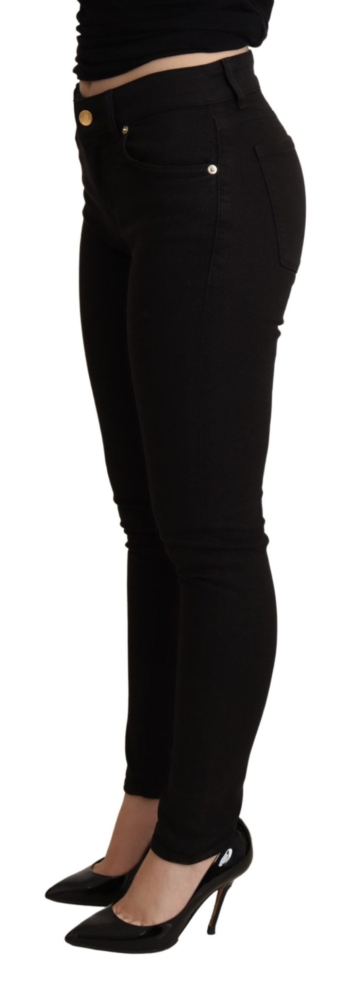 Black Skinny Denim Trouser Cotton Stretch Jeans - coffeewithmee2Dolce & GabbanaP5086S