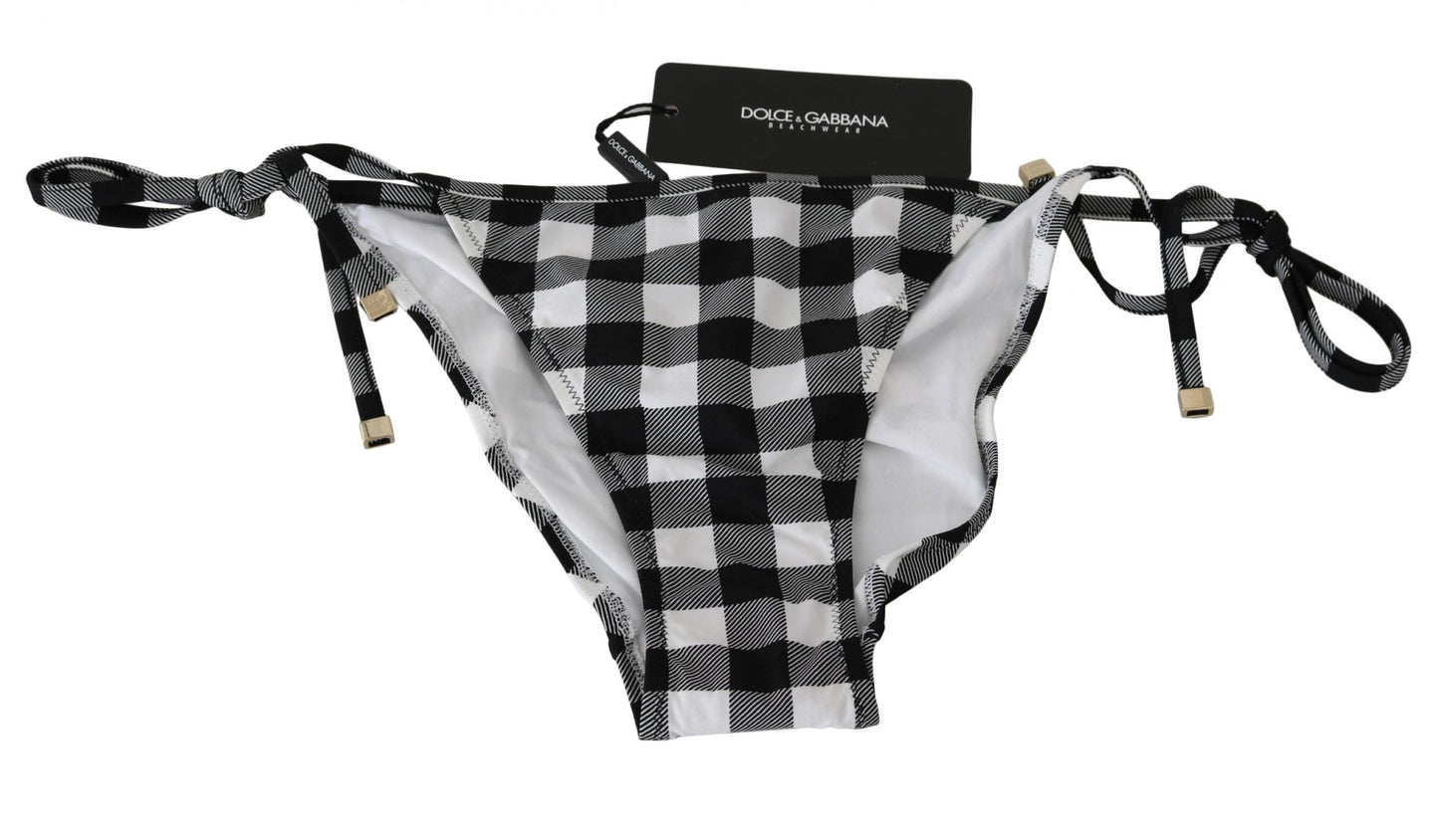 Black White Bottom Bikini Beachwear Swimsuit - coffeewithmee2Dolce & GabbanaP2601S