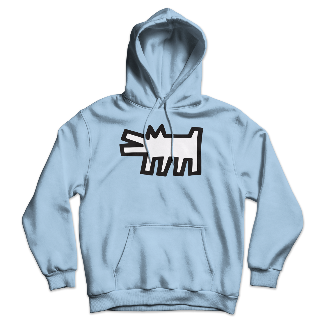 The Barking Dog Icon, 1990 Street Art Hoodie
