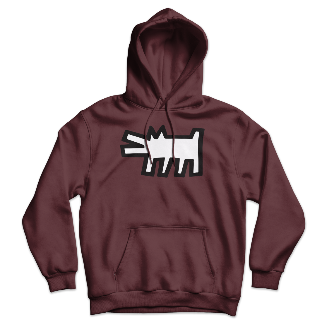 The Barking Dog Icon, 1990 Street Art Hoodie