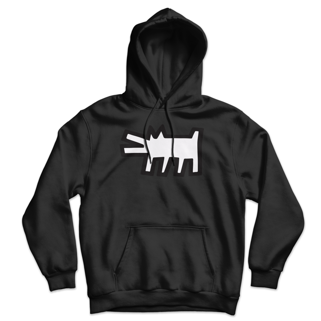 The Barking Dog Icon, 1990 Street Art Hoodie