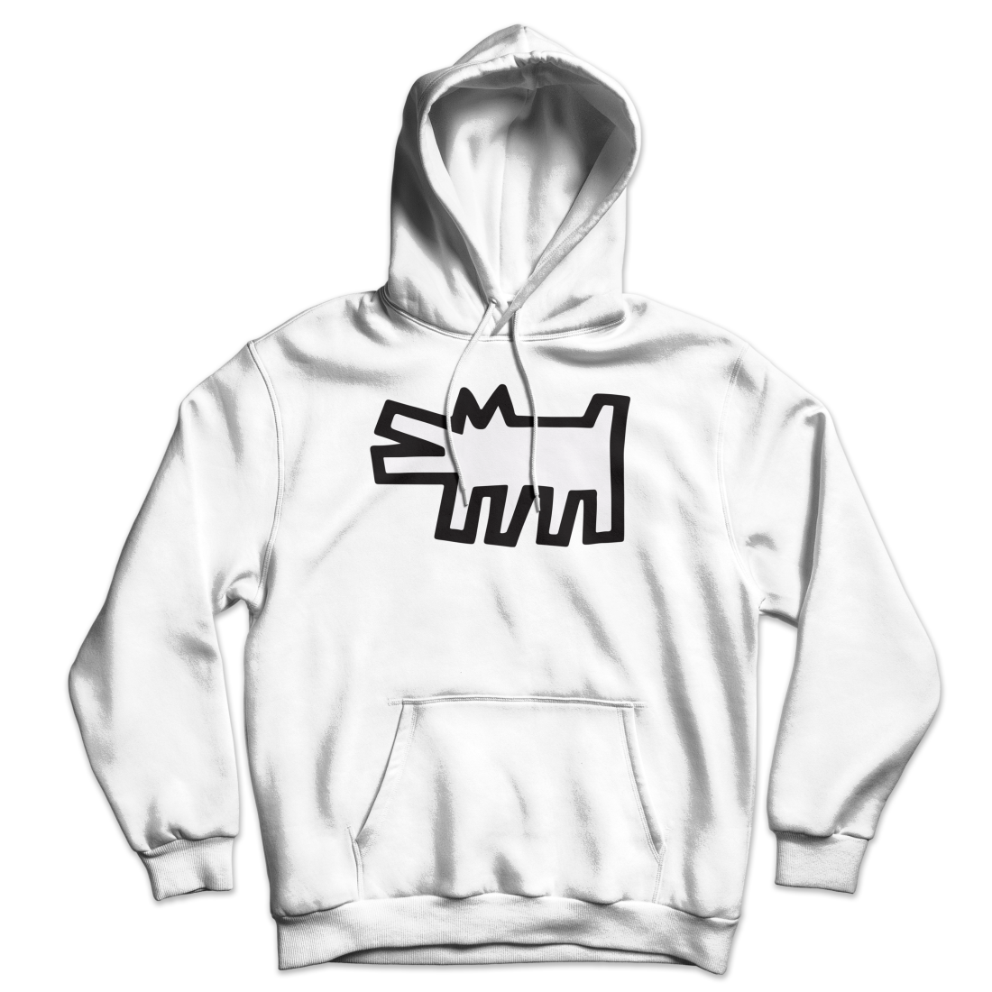 The Barking Dog Icon, 1990 Street Art Hoodie