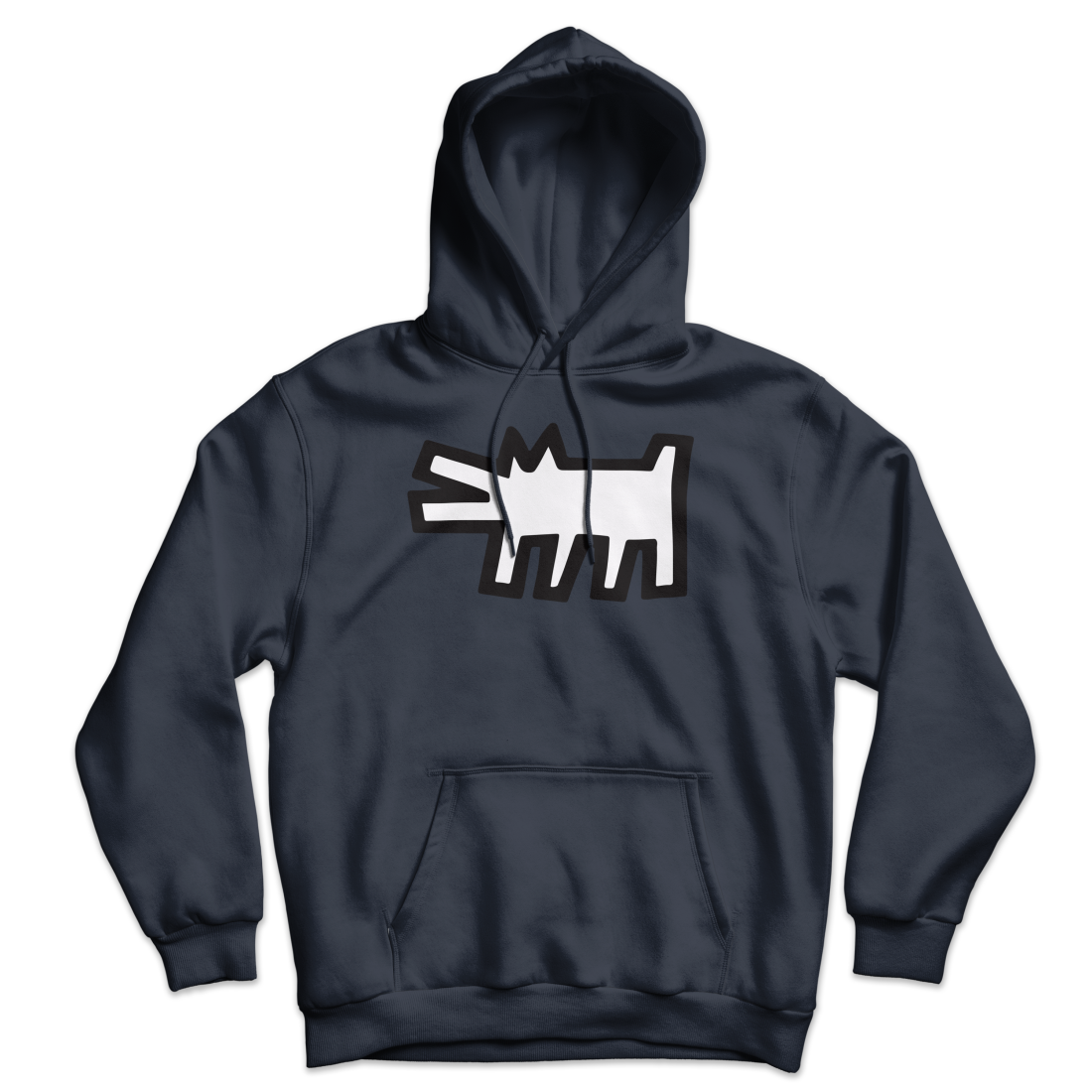 The Barking Dog Icon, 1990 Street Art Hoodie
