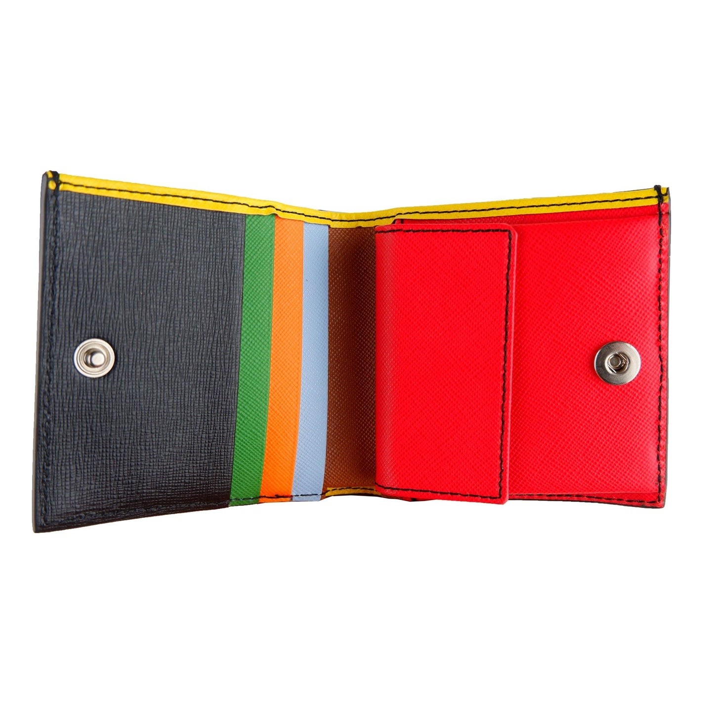 Yellow Leather Chain Wallet - coffeewithmee2
