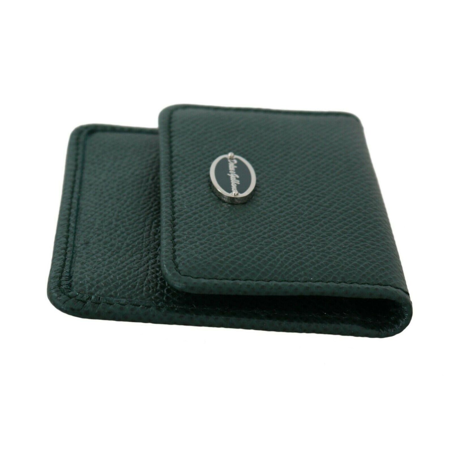 Green Dauphine Leather Condom Pocket Case Holder - coffeewithmee2