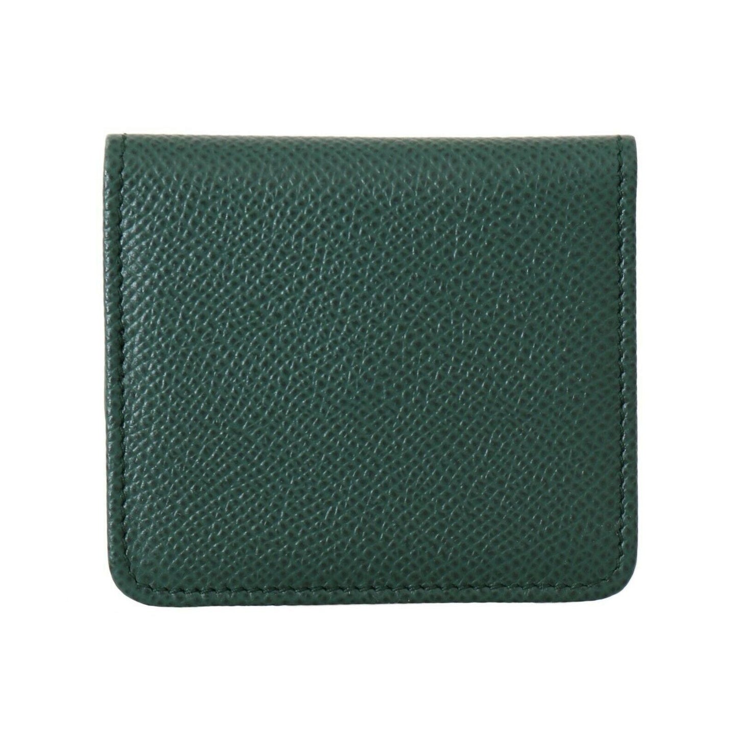 Green Dauphine Leather Condom Pocket Case Holder - coffeewithmee2