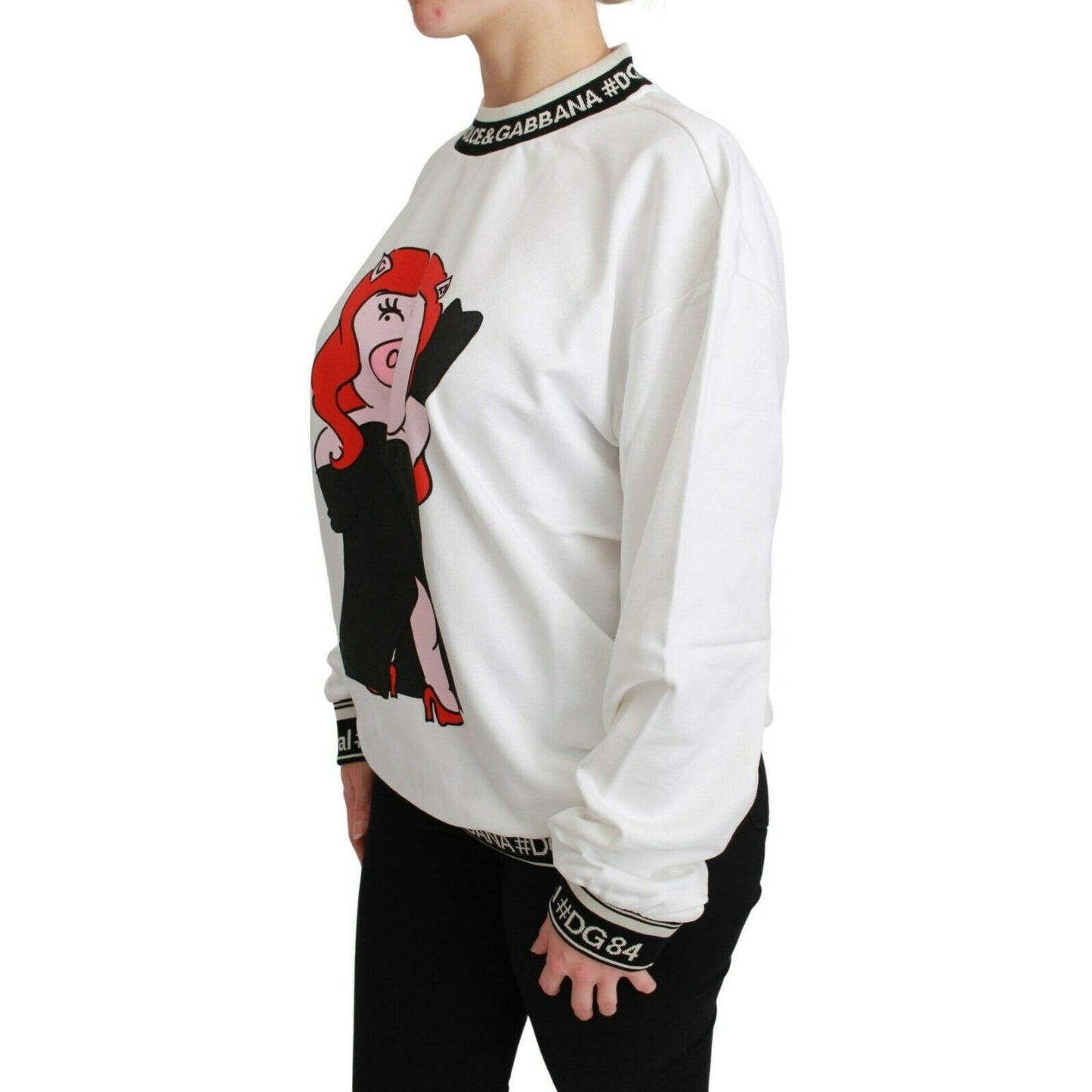 White Pig of the Year Pullover Sweater