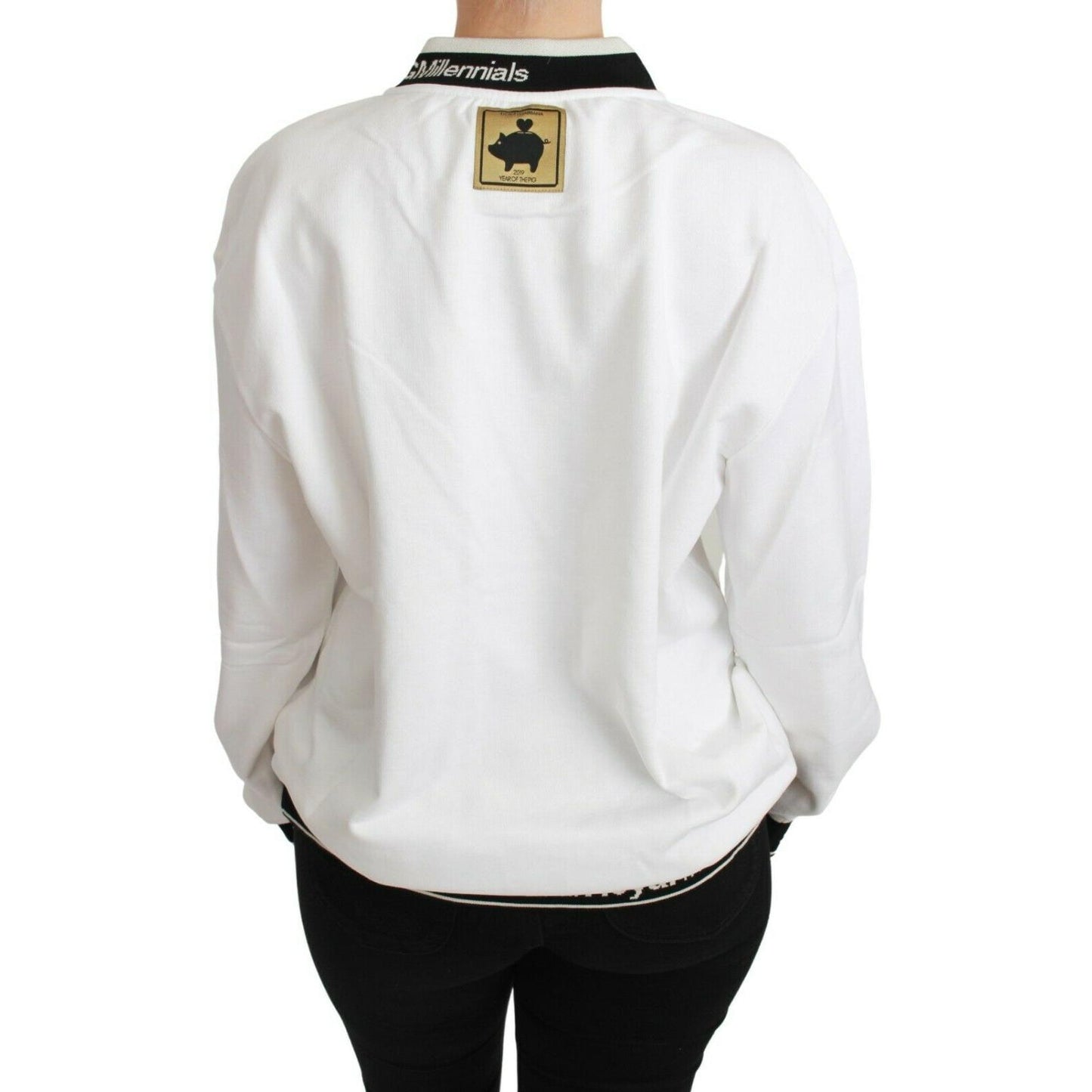 White Pig of the Year Pullover Sweater