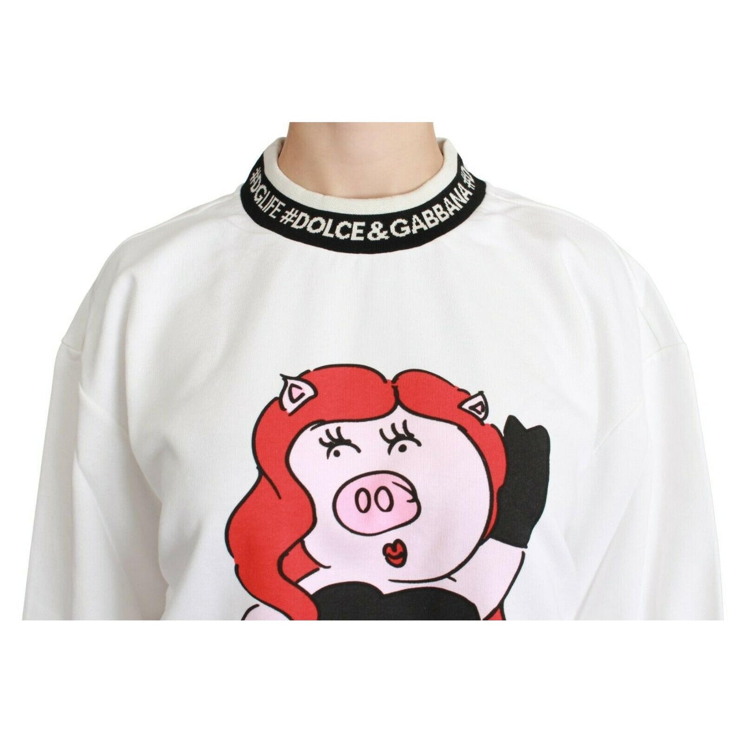 White Pig of the Year Pullover Sweater