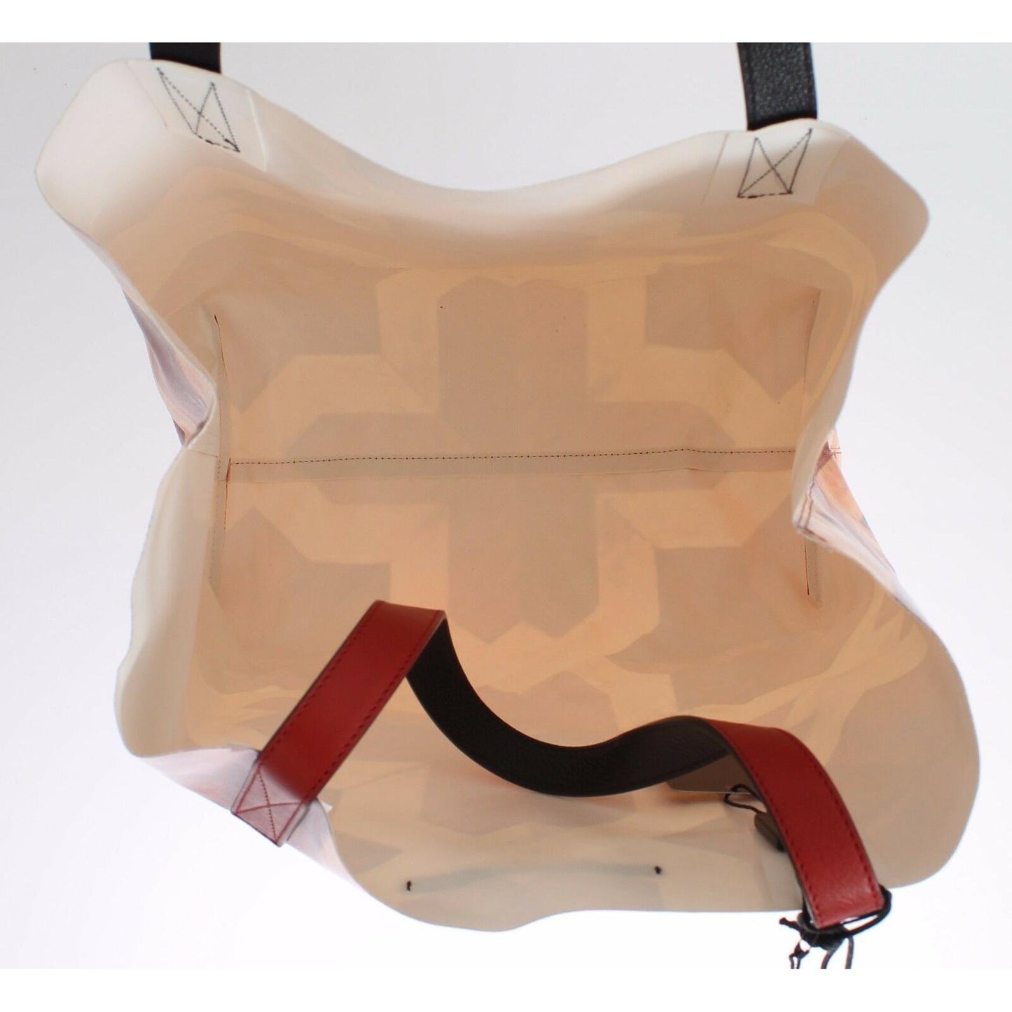 Brown Plastic Purse Tote Borse Shopping HandBag - coffeewithmee2